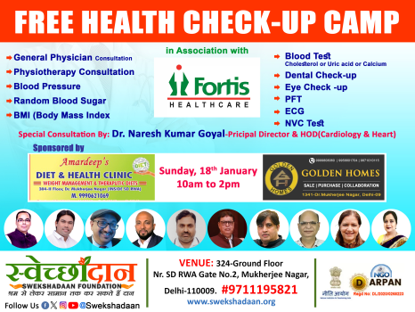 Free Health Check-up Camp